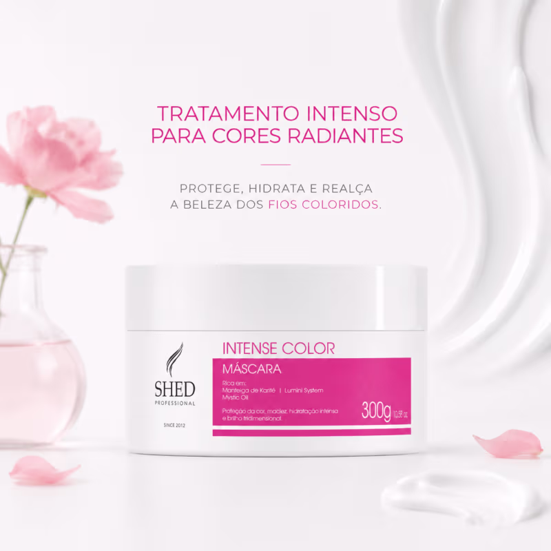 Máscara 300g Intense Color: Proteção Avançada para Cores Vibrantes | Shed Professional