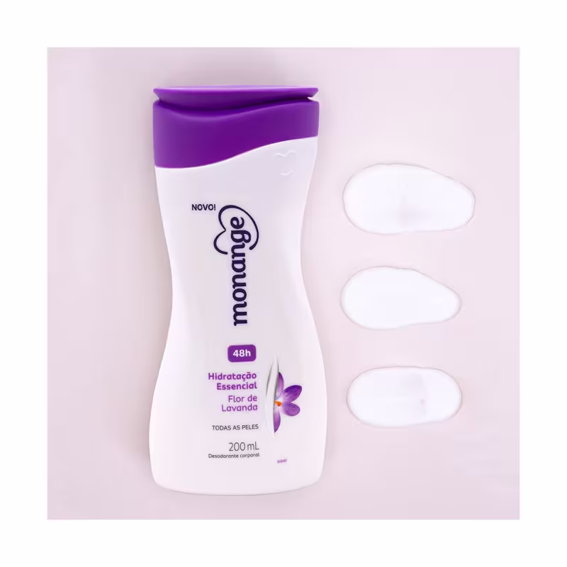 Creme Hidratante Monange Flor de Lavanda 200ml