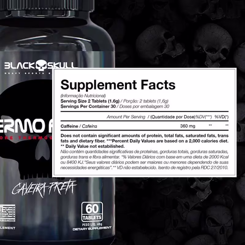 Thermo Flame Black Skull 60 Tabs