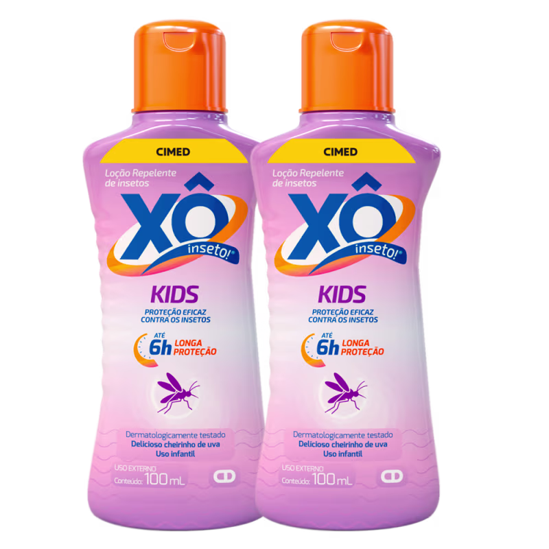 Kit 2 und Xô Inseto Kids Loção 100ml
