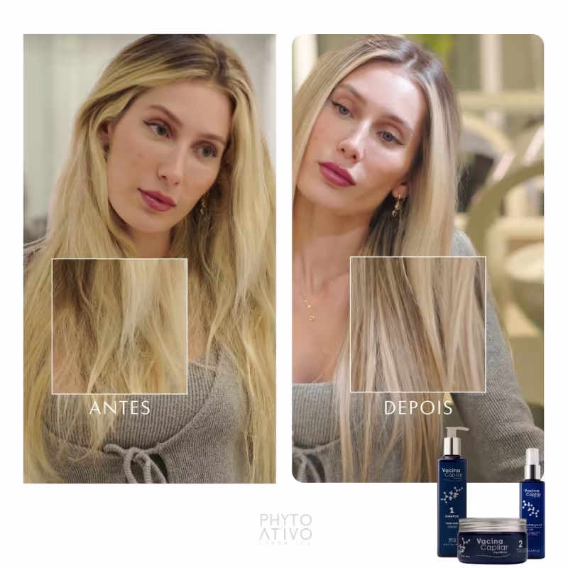 Shampoo Vacina Capilar Phyto Ativo Recuperação Intensa 300ml