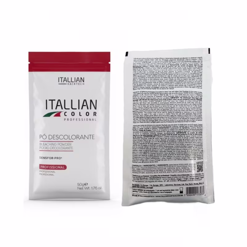 Pó Descolorante Itallian Color Professional 50g – Clareamento Rápido e Seguro