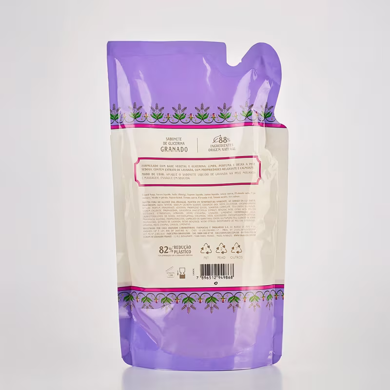 Refil Sabonete Líquido de Glicerina Lavanda Granado 300ml