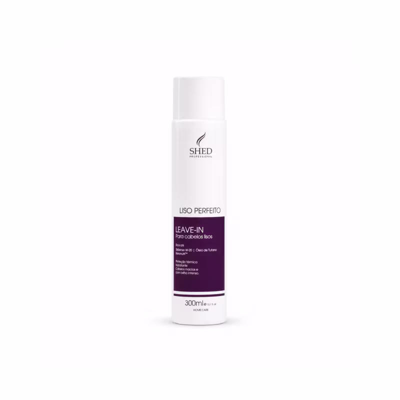 Leave-in 300ml Liso Perfeito: Hidratação Intensa e Liso Impecável | Shed Professional