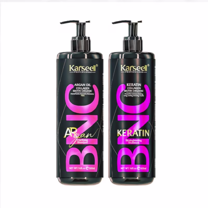 Kit Progressiva BNC Orgânica Profissional + Shampoo de Argan 500ml - Liso Absoluto
