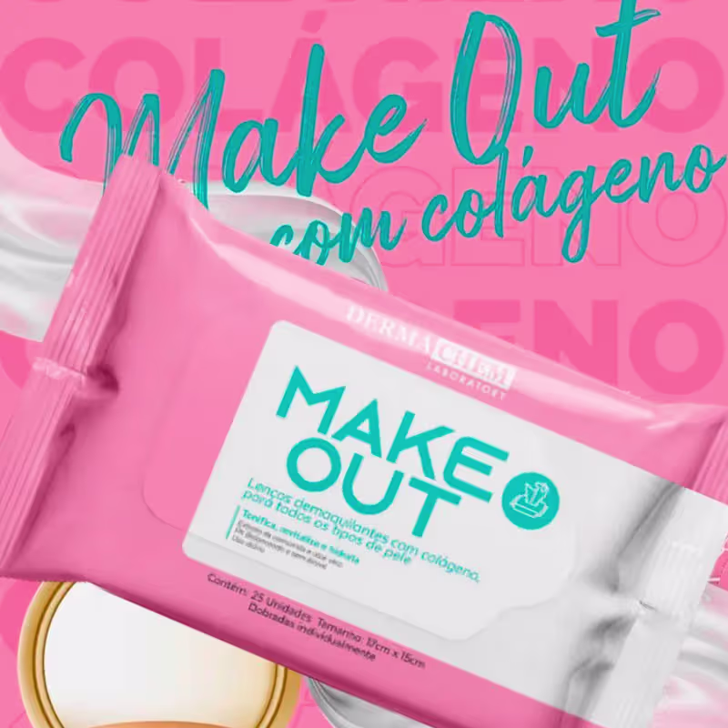 Duo Lenços Demaquilantes com Colágeno Dermachem