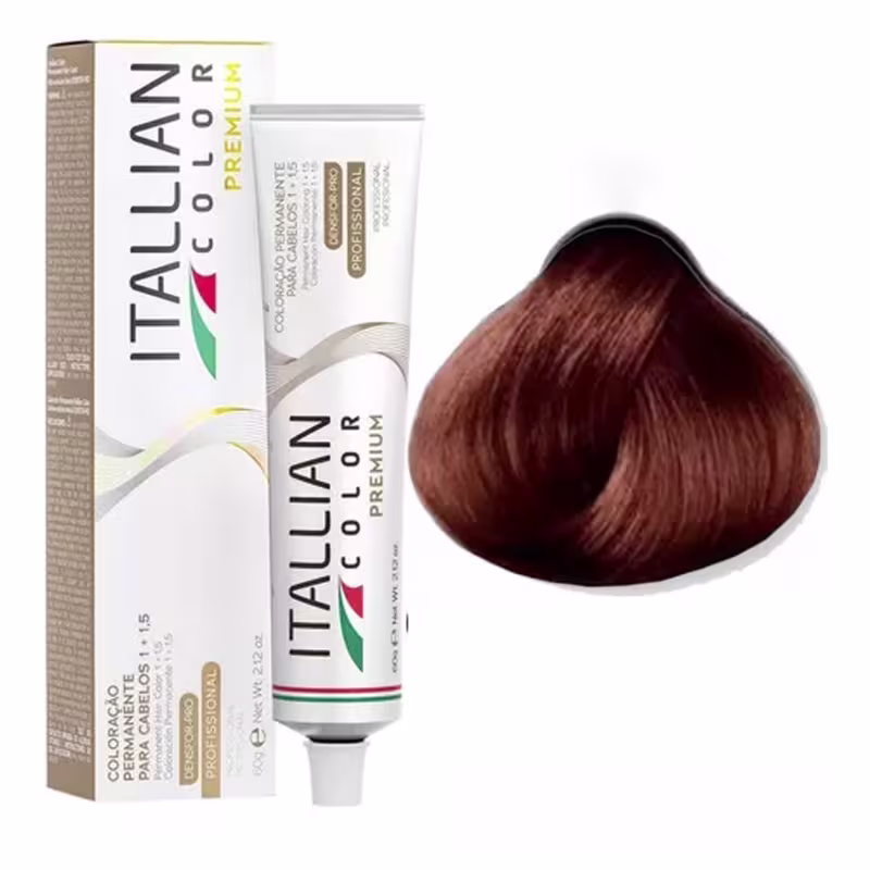 Itallian Color Premium 5.41 Cast.Cobre Cinza+OXI 30vol 90ml