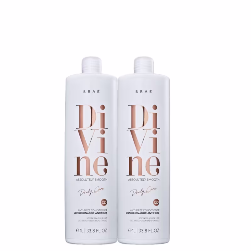 Kit BRAE Divine Anti-frizz - Condicionador 1L (2 Unidades)