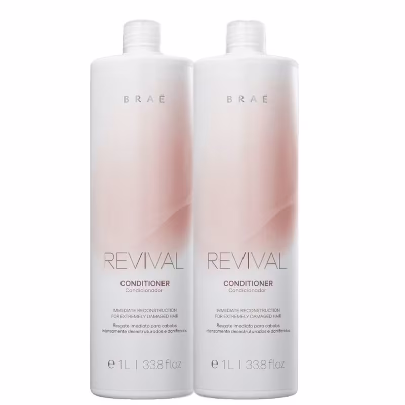 Kit BRAE com Revival Condicionador 1 litro (2 Unidades)