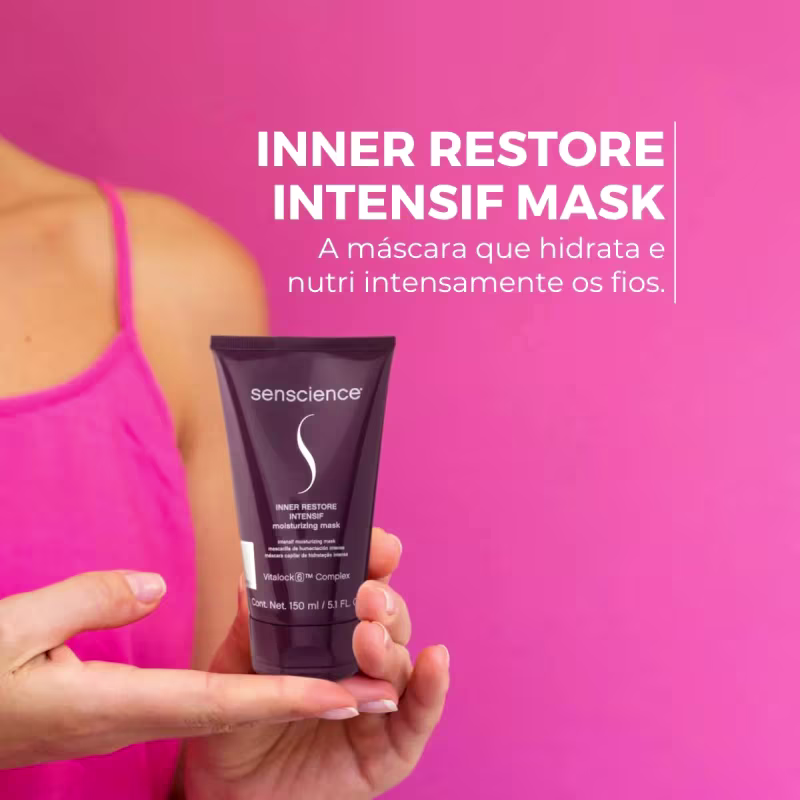Kit Senscience Silk Moisture Intensif CPR Salon Total 150 Ampola (5 produtos)