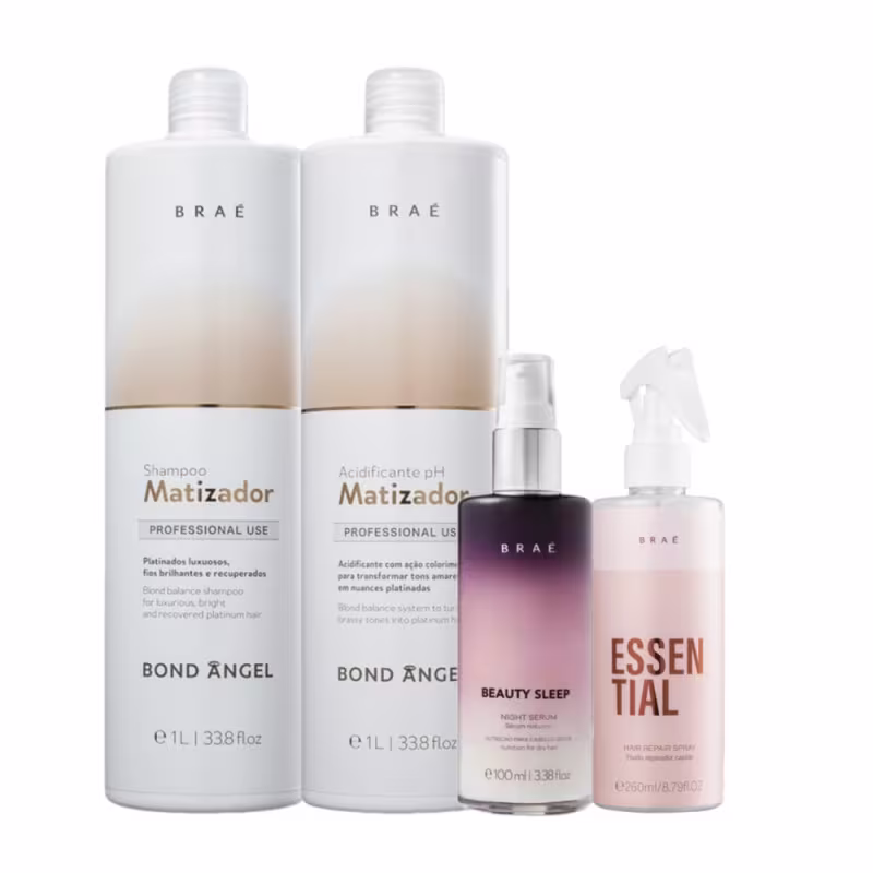 Braé Bond Angel Matizador Salon Essential Beauty (5 Produtos )
