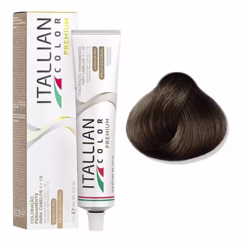 Itallian Color Premium 7.13 Louro Cinza Dour.+OXI 30vol90ml