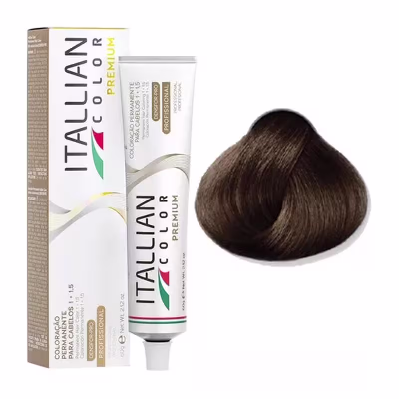 Itallian Color Premium 5.17 Cast. Claro Marrom+OXI30vol90ml