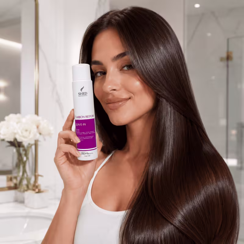 Leave in 300ml Carbon Restore: Reconstrução e Hidratação Profunda | Shed Professional