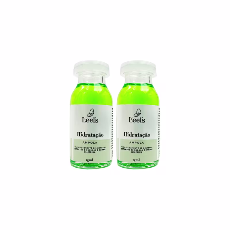 Duas Ampolas de Hidratação Leel's 15ml