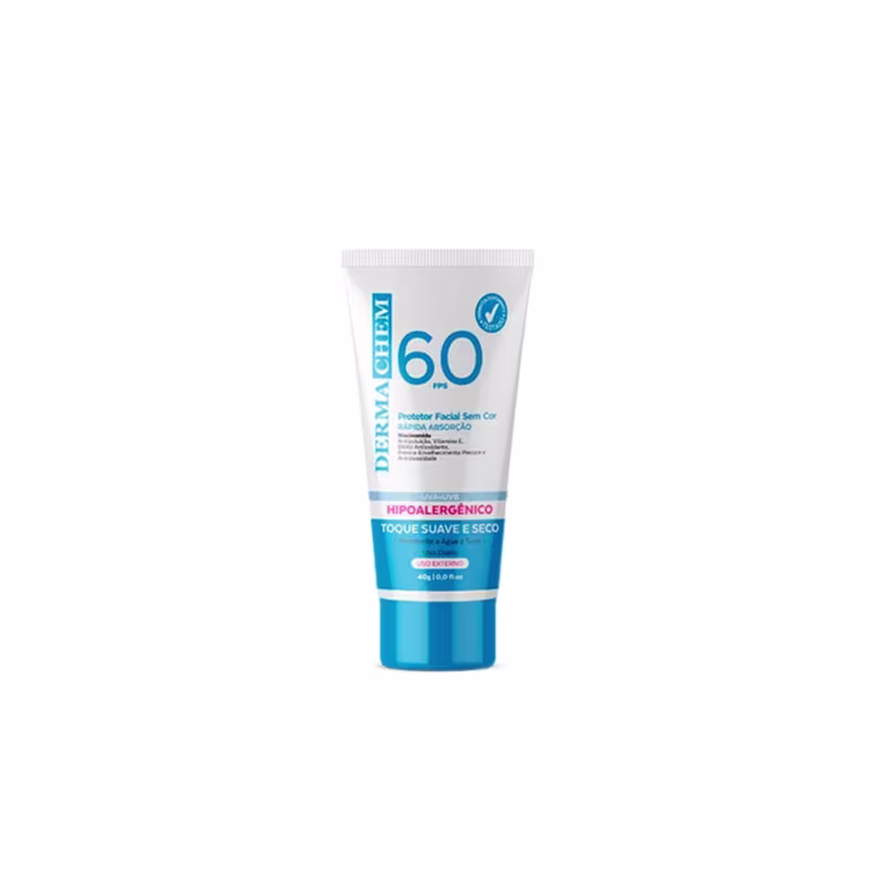 Protetor Solar 60 FPS e Sérum Secativo Dermachem