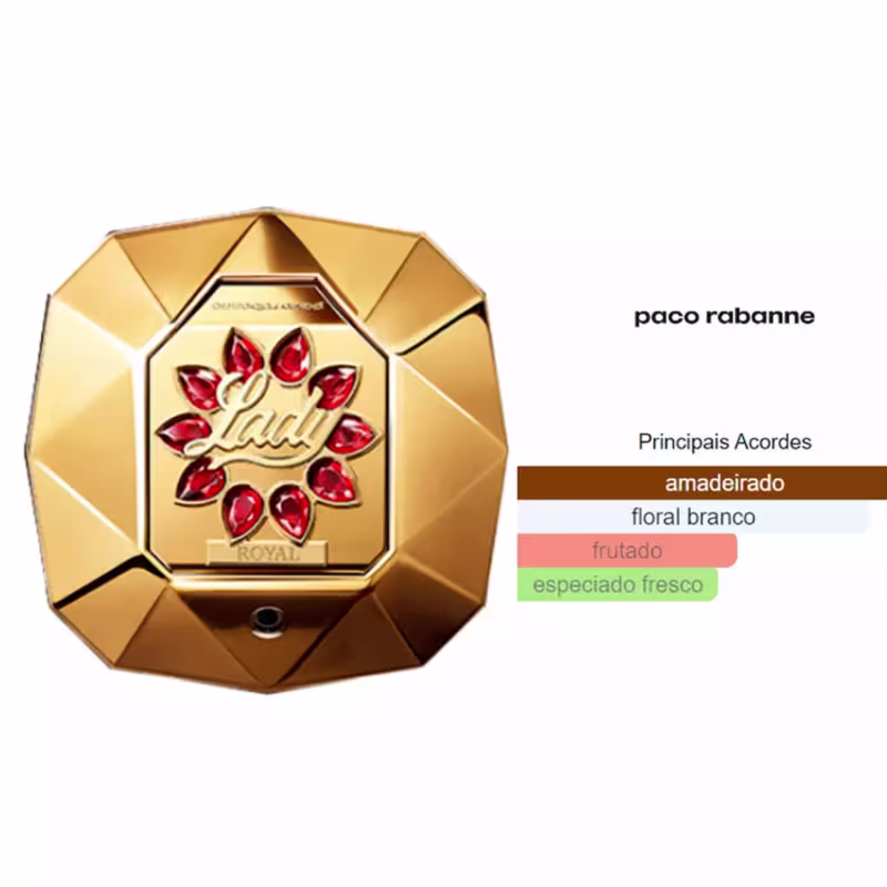 Lady Million Royal Paco Rabanne EDP 80ml Selo Adipec