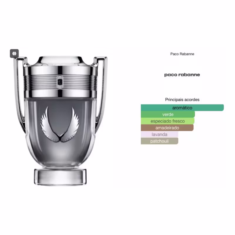 Invictus Platinum Paco Rabanne Edp - Perfume Masculino 100ml Selo Adipec