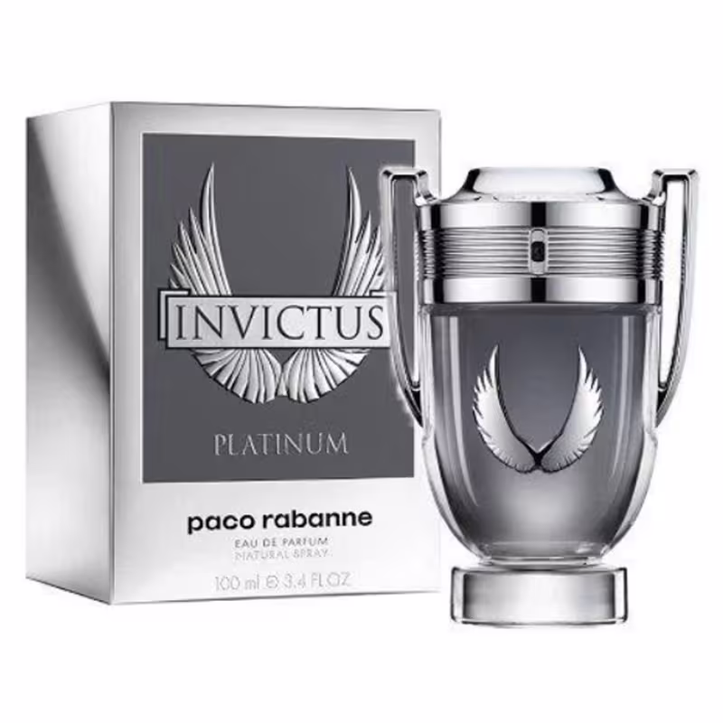 Invictus Platinum Paco Rabanne Edp - Perfume Masculino 100ml Selo Adipec