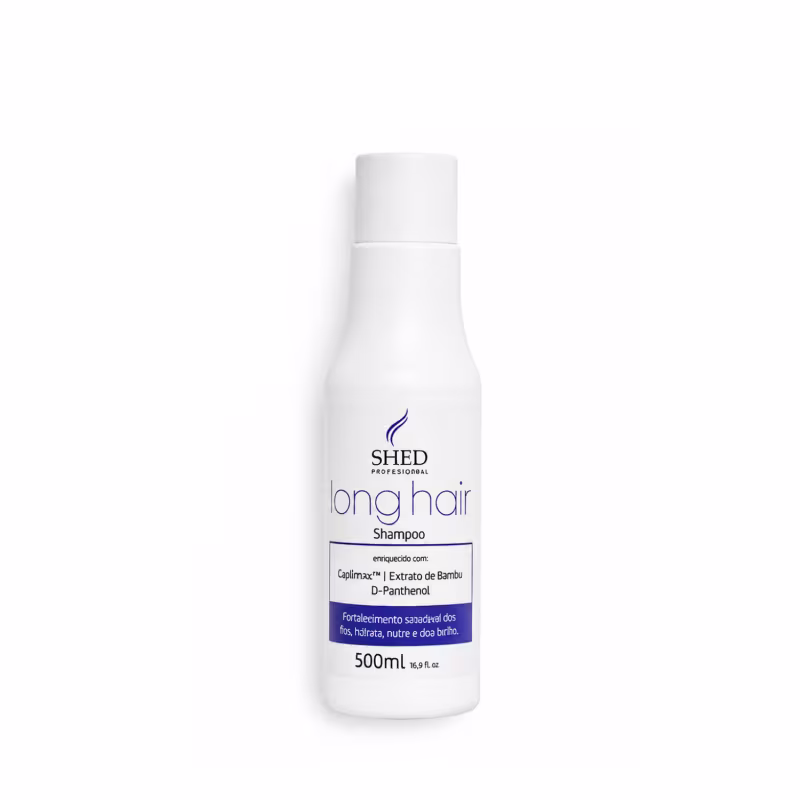 Shampoo 500ml Long Hair: Hidratação, Fortalecimento e Prevenção a Queda | Shed Professional