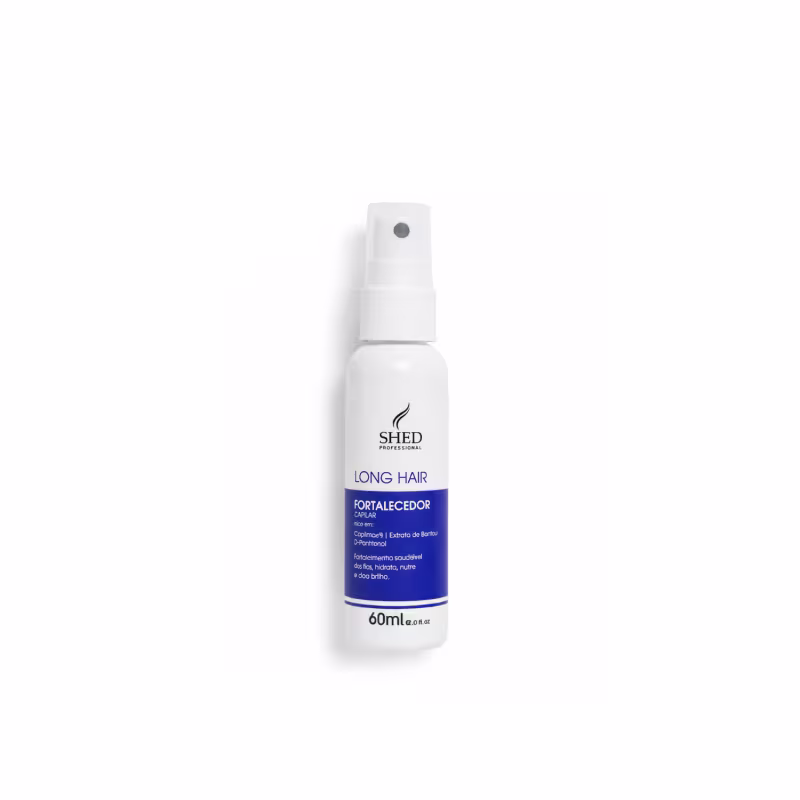Tônico Fortalecedor 60ml Long Hair: Hidratação, Fortalecimento e Prevenção a Queda | Shed Professional