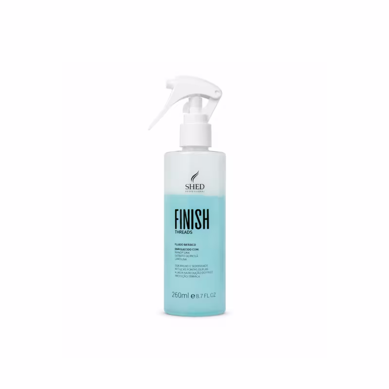 Fluido Bifásico Finish Threads 260ml: Liso Impecável e Proteção Completa | Shed Professional