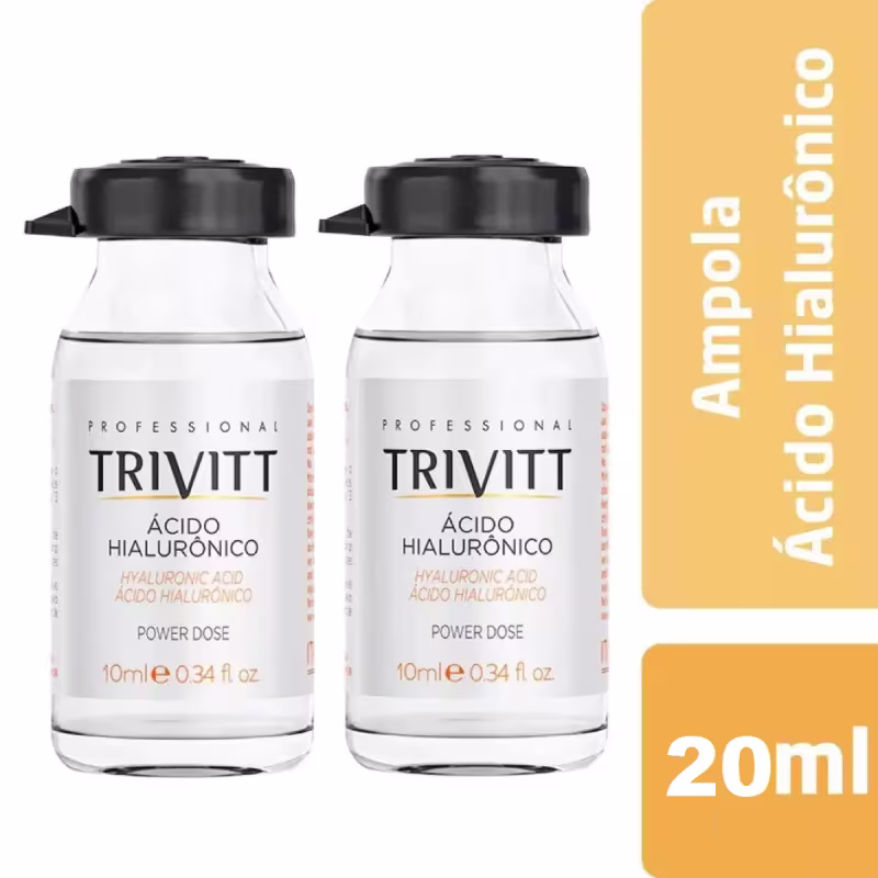 Kit Itallian Hairtech Trivitt Home Care Reparação e Hidratação Pós-Química (4 Produtos)
