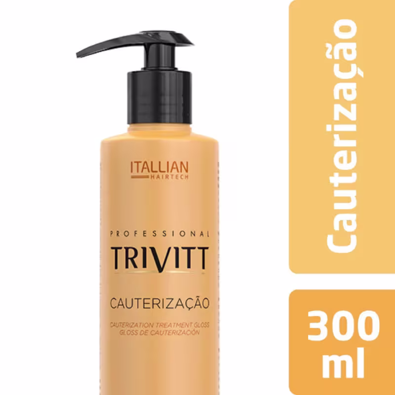 Kit Trivitt Home Care Hidratação Pós Quimica + Cauterização Profissional 300ml (4 itens)