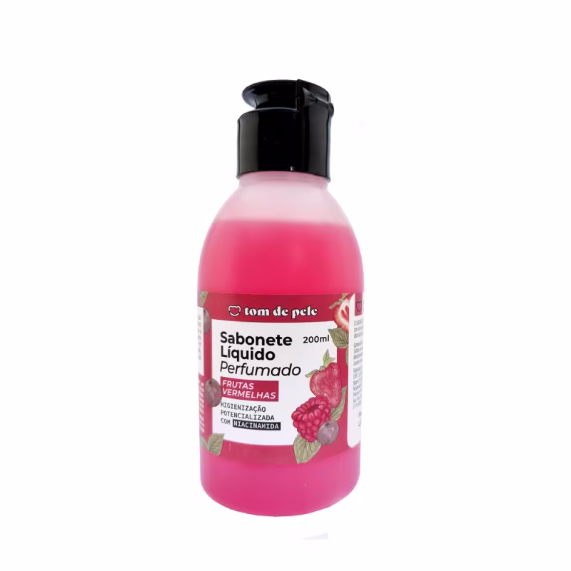 Sabonete Líquido Tom de Pele Frutas Vermelhas 200ml