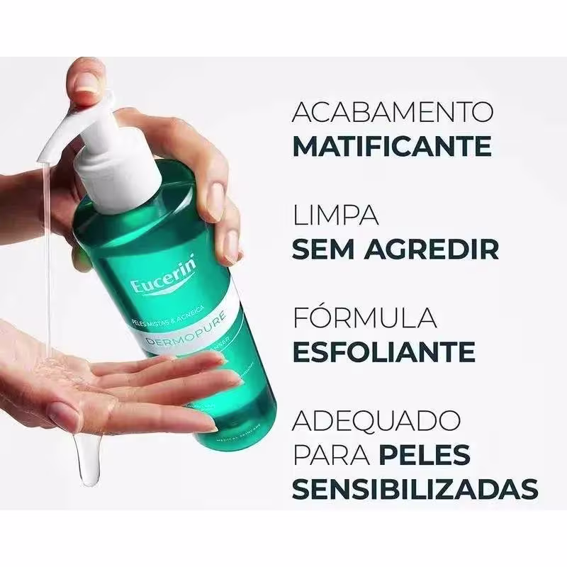 Eucerin Dermopure Clinical Gel de Limpeza Gentil 200Ml