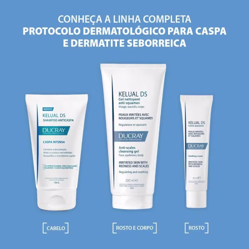 Ducray Kelual DS - Gel de Limpeza Antidescamação 200ml