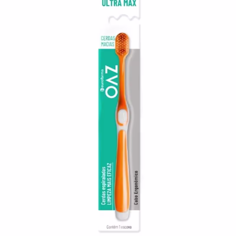 Escova De Dente OAZ Ultra Max Com 1 Unidade Cores Variadas