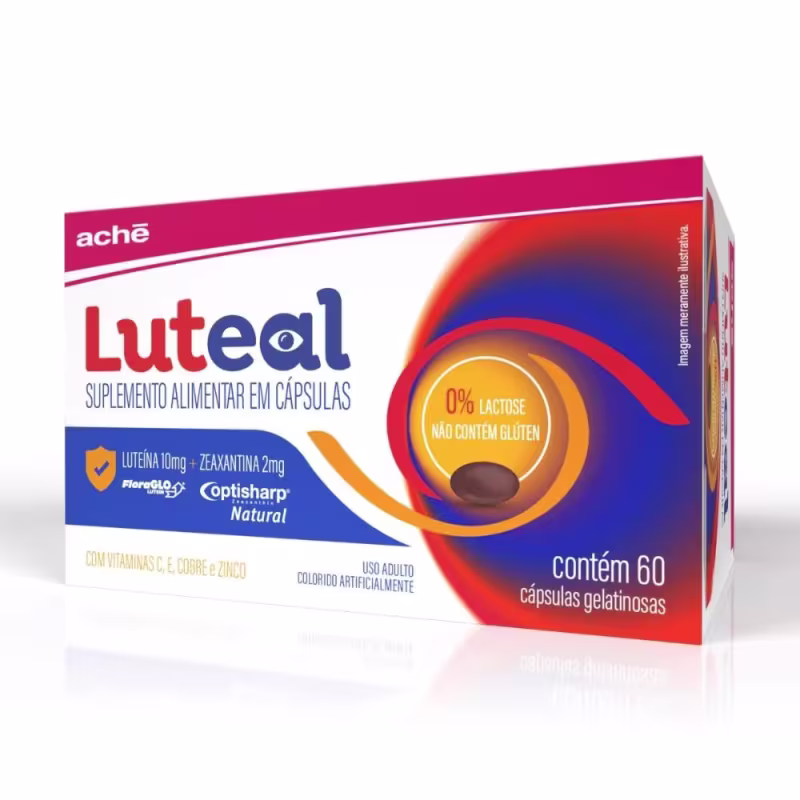 Polivitamínico Luteal Suplemento Alimentar Para Visão 60 Cápsulas