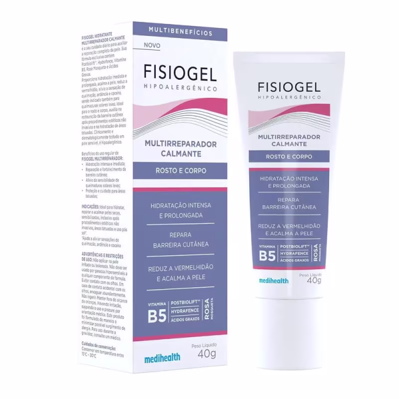 Fisiogel - Creme Multirreparador Calmante 40g