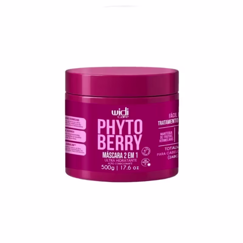 Máscara 2 em 1 Ultra Hidratante PhytoBerry Ação Condicionante 500g
