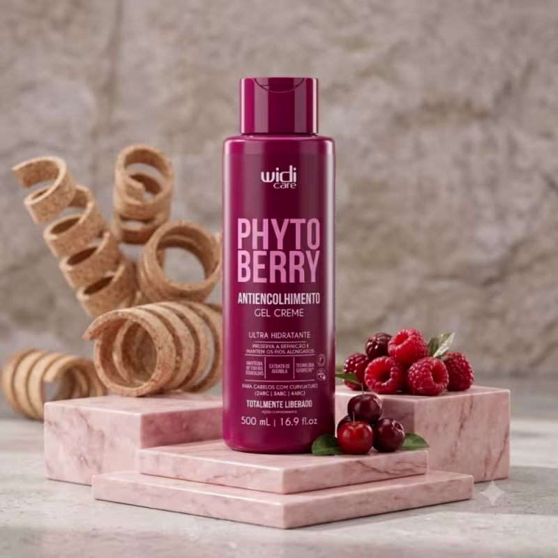 Gel Creme Antiencolhimento Ultra Hidratante PhytoBerry Ação Condicionante 500ml