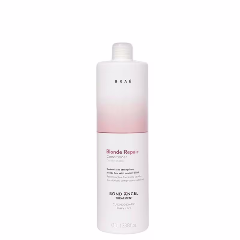 Kit Braé Bond Angel Blonde Repair - Shampoo 1L + Condicionador 1L