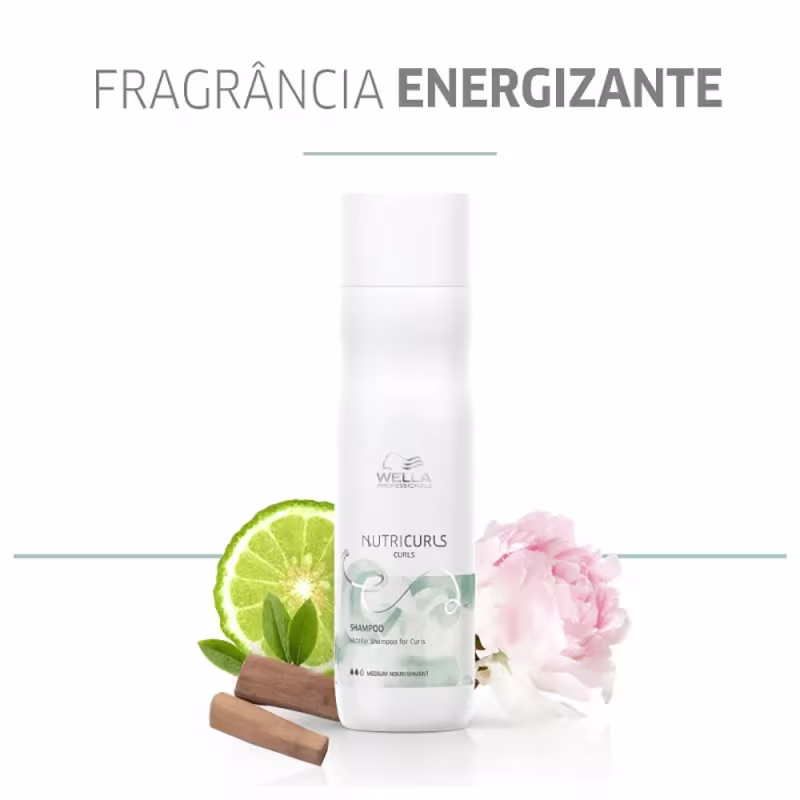 Kit Shampoo 250ml NutriCurls e Oil Reflection 30g - Wella