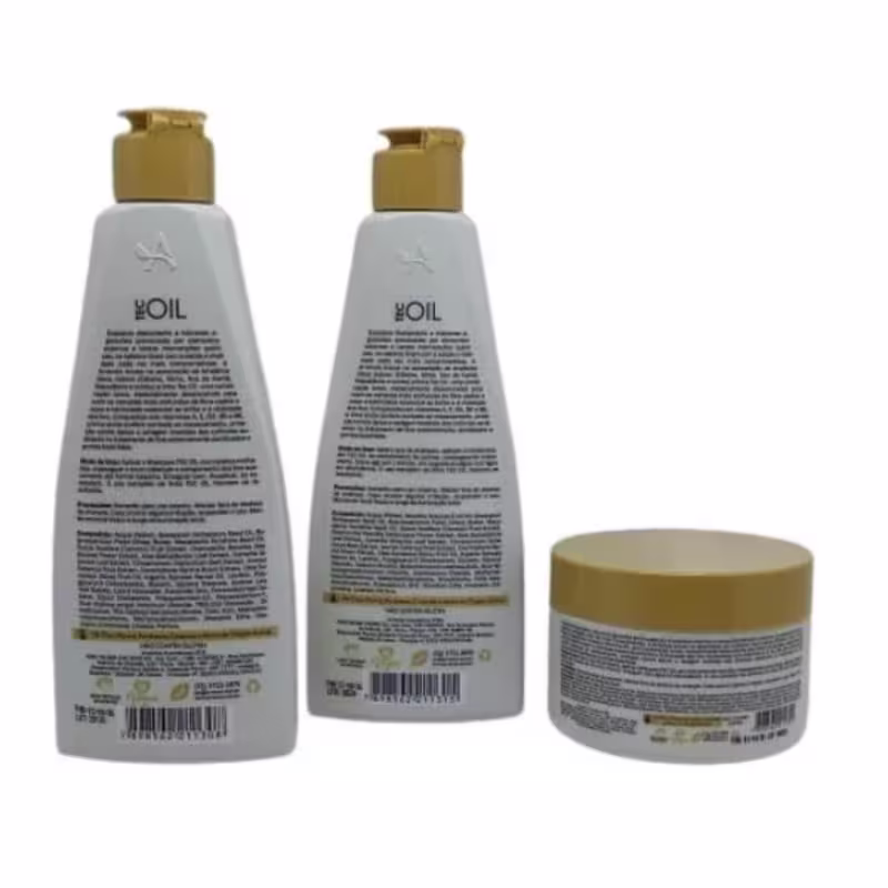 Kit Shampoo+ Cond + Máscara Arvensis Tec Oil
