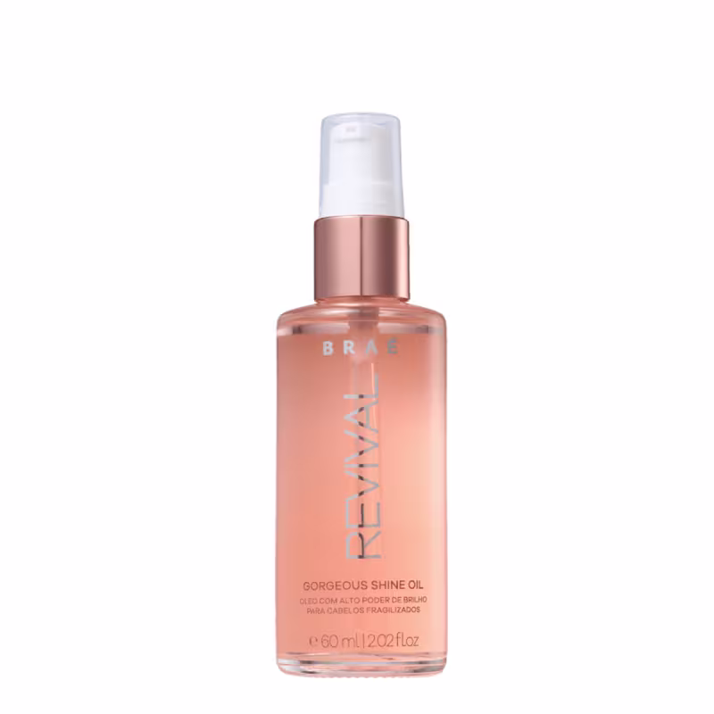 Kit Braé Revival Shine Oil Tripla Ação, 3 produtos.