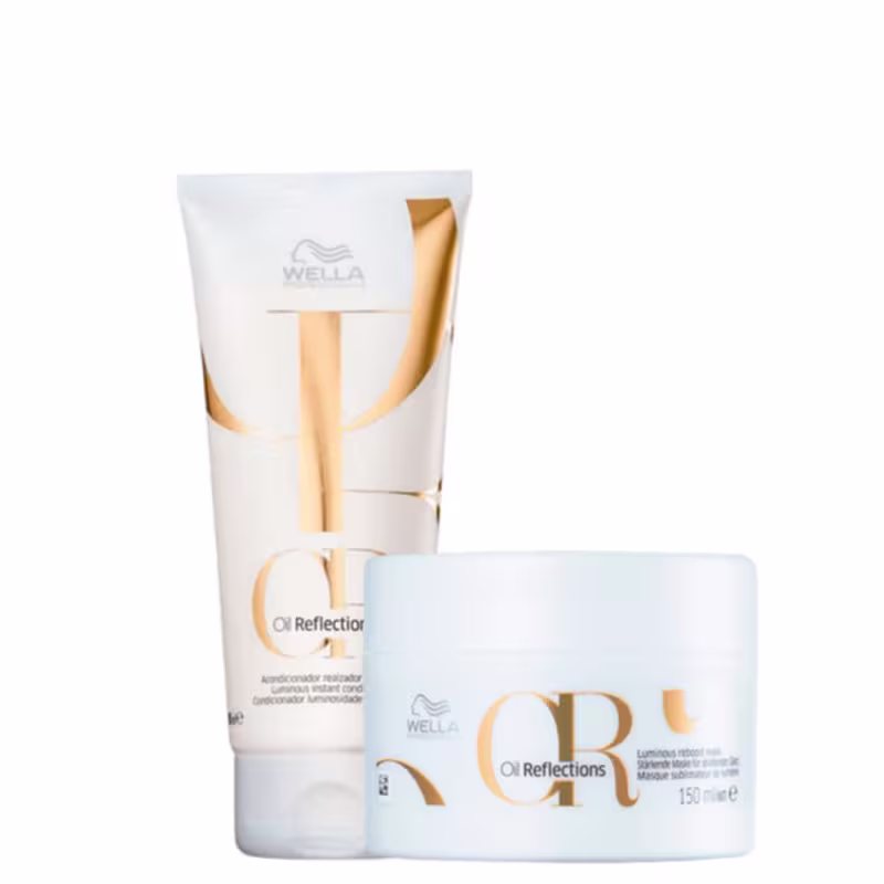Kit Wella Professionals Oil Reflections Dupla de Tratamento, 2 produtos.