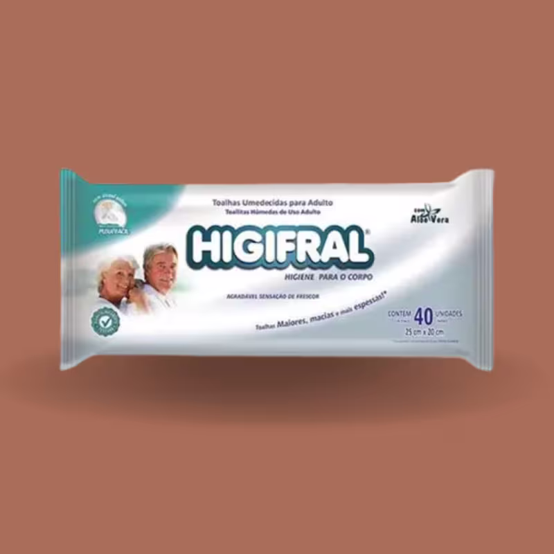 Kit C4 Higifral Toalhas Umedecidas Adulto C40 – Eurofral