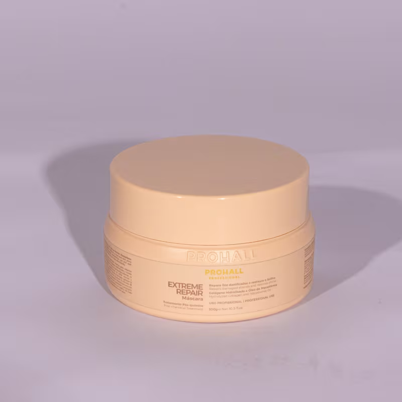 Máscara Extreme Repair 300g: Ultra Nutrição Pós Quimica Macadâmia | ProHall Professional