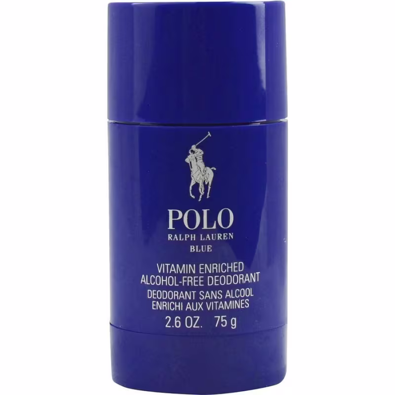 Desodorante Masculino Ralph Lauren Polo Blue Em Bastão Sem Álcool 80 Ml