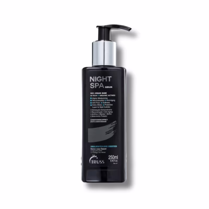 Kit com 3 Produtos Truss Frizz Zero Shampoo , Condicionador e Serum Night Spa para Cabelos com Frizz