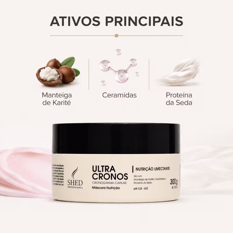 Máscara 300g Ultra Cronos Nutrição Umectante | Shed Professional
