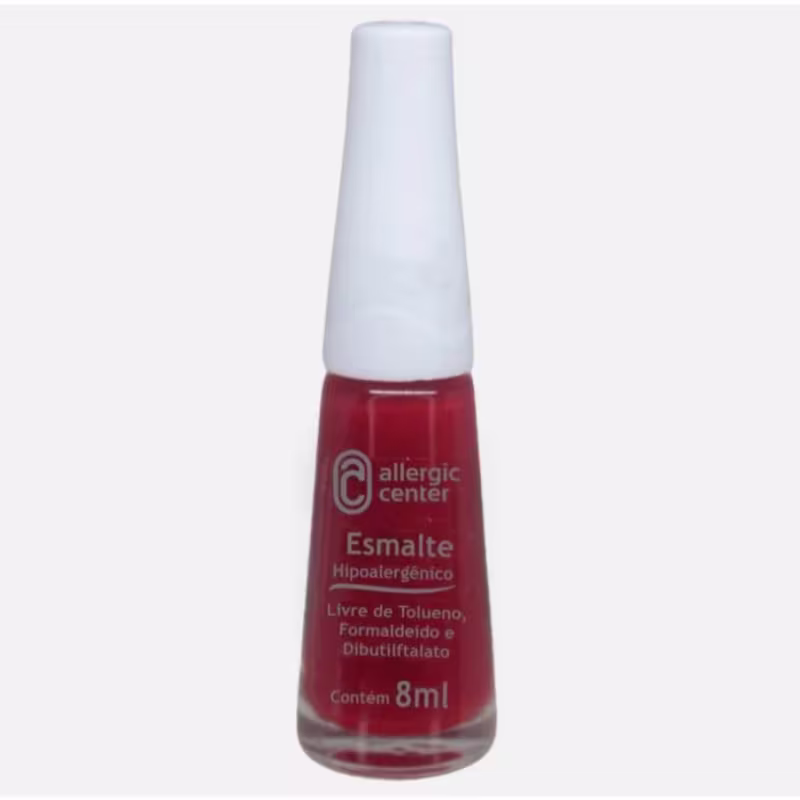 Esmalte Hipoalergênicos Tradicional 7 Free 7ml Allergic Center Cor:Vermelho Vivo