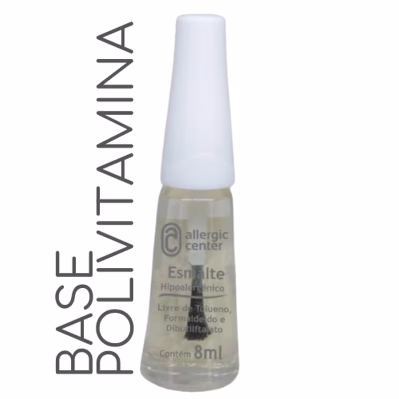 Esmalte Hipoalergênicos Tradicional 7 Free 7ml Allergic Center Cor:Base Polivitamina
