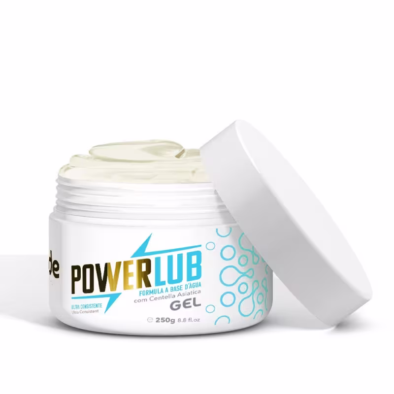 Lubrificante Corporal Íntimo Slide Cosméticos PowerLub, 250g.