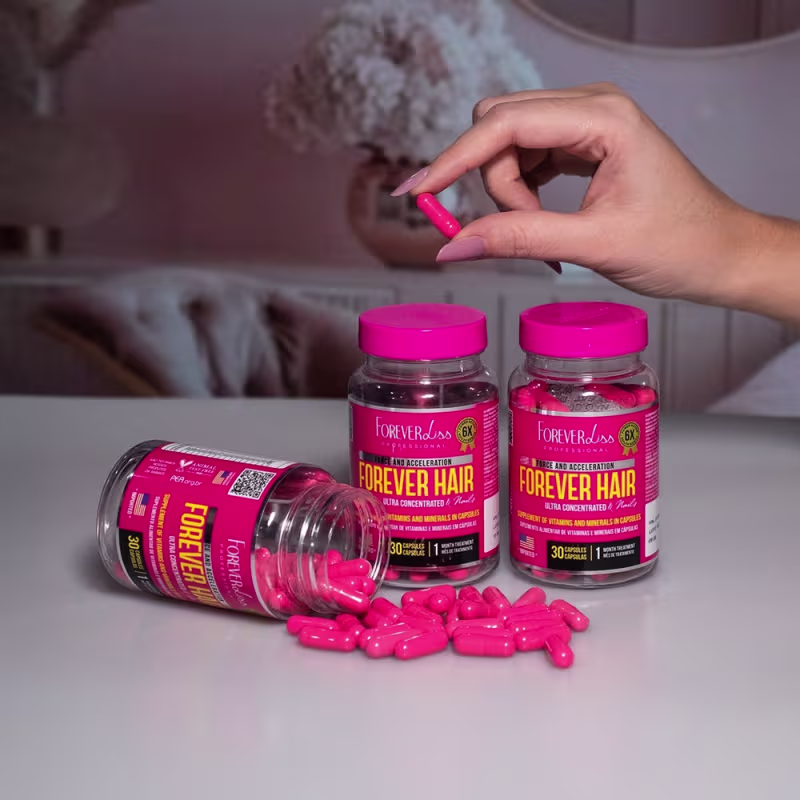 Combo Tratamento 3 Meses Forever Hair Crescimento Capilar